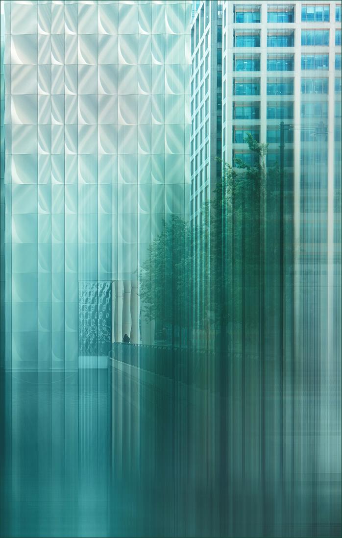 Futuristic Canary Wharf - Chrissie Alexander