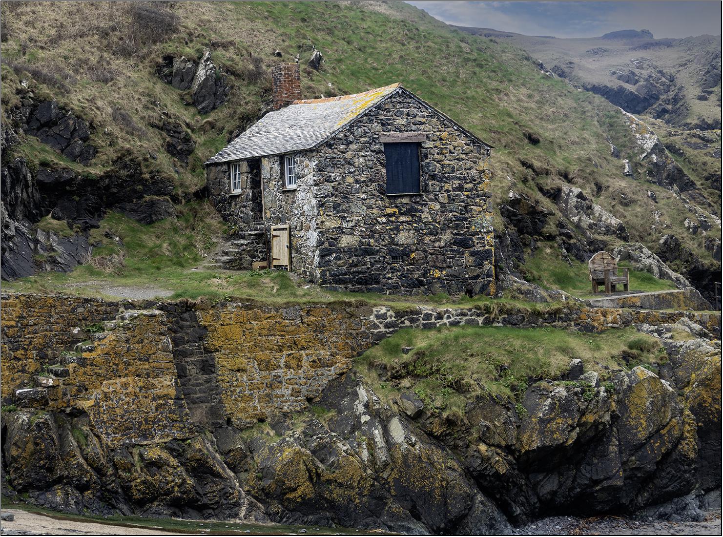 Fishermen's hut at Mullion Cove - Alison Pangbourne