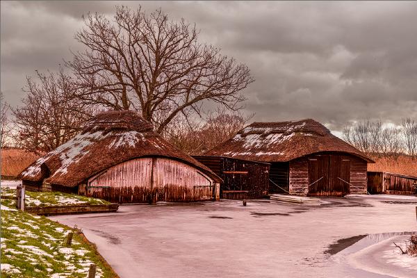 Winter at Hickling broad. - Peter Pangbourne