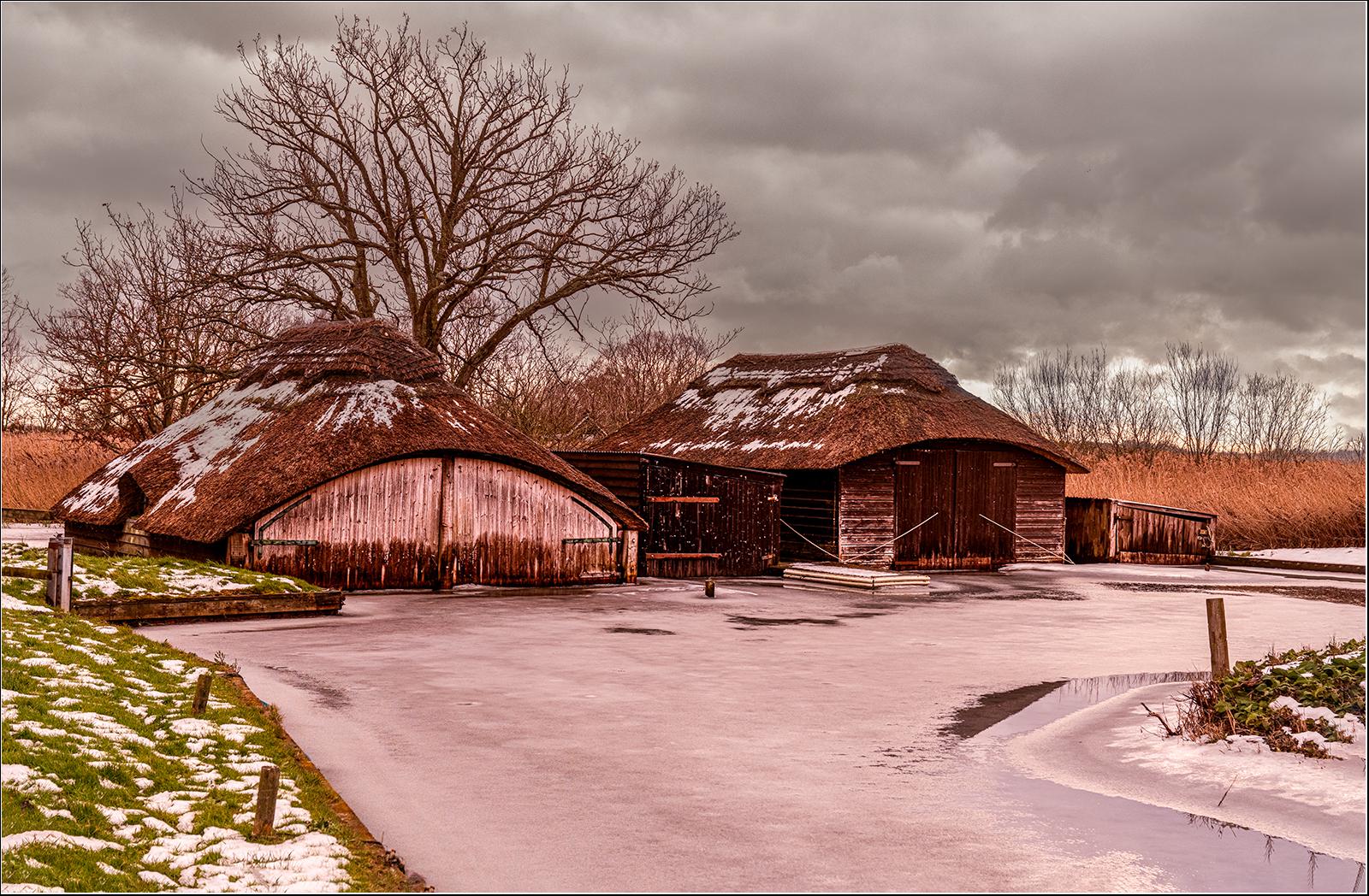 Winter at Hickling broad. - Peter Pangbourne
