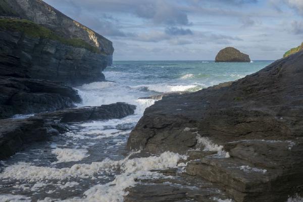 After the storm at Trebarwith Strand (%!s(<nil>)) - 