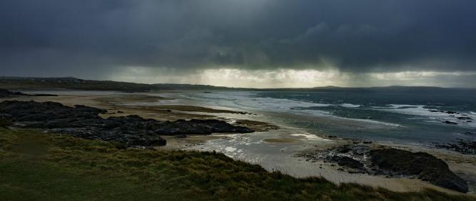 Storm approaching Godrevy beach (%!s(<nil>)) -