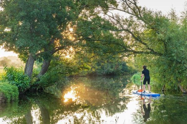 Paddleboarding on the Stour at Sunrise (%!s(<nil>)) - 
