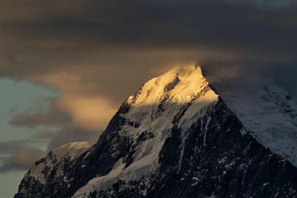 Last light on Mount Cook (%!s(<nil>)) - 