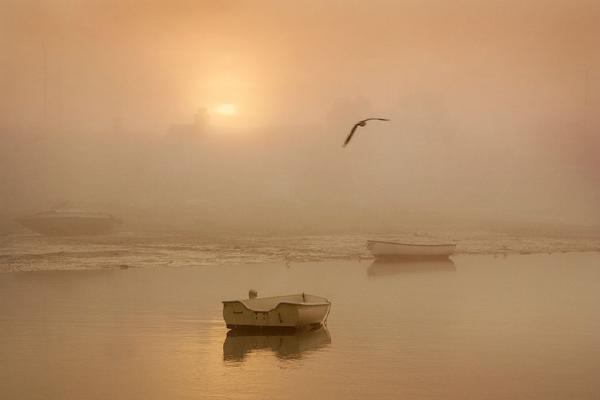Winter Sunrise Mersea Island - 1 (%!s(<nil>)) - 