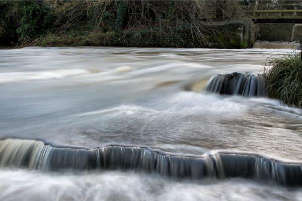 Beeleigh Falls Maldon in full flood (%!s(<nil>)) - 