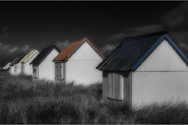 Beach Huts in Normandy (%!s(<nil>)) - 
