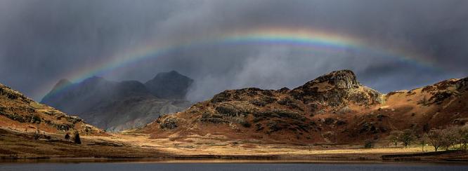 Rainbow at Blea Tarn (%!s(<nil>)) - 