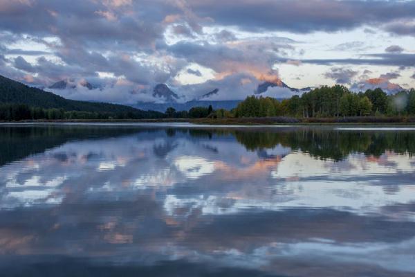 Dawn at Oxbow Bend (%!s(<nil>)) - 