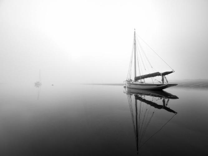 Ethel Alice on a Foggy Mooring (%!s(<nil>)) -