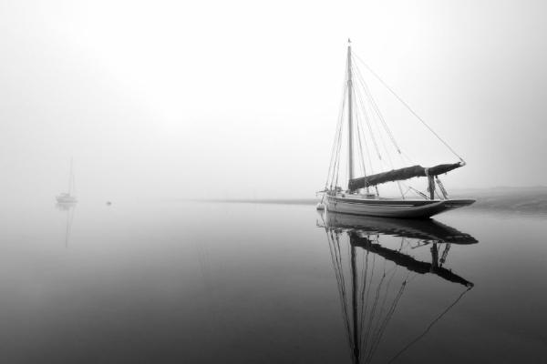 Ethel Alice on a Foggy Mooring (%!s(<nil>)) - 
