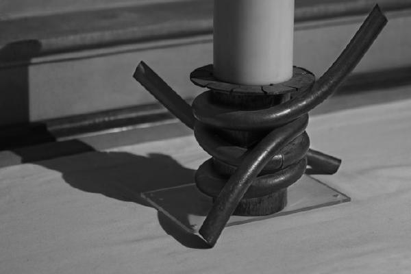 Candle for the Oppressed B&W (%!s(<nil>)) - 