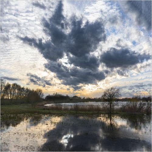 Holywell Lake at Sunset (%!s(<nil>)) - 
