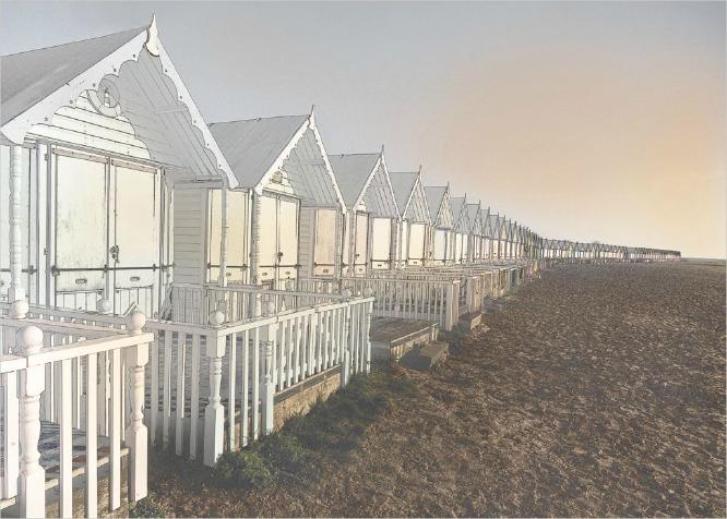 Mersea beach huts (%!s(<nil>)) - 