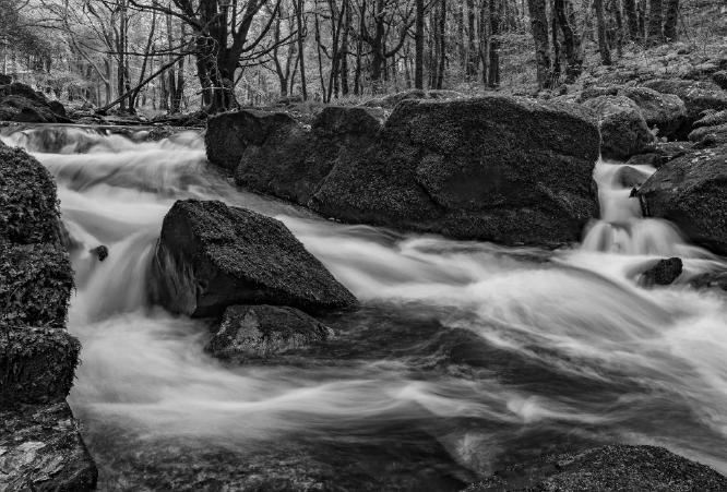 The 2nd fall at Golitha B&W (%!s(<nil>)) - 