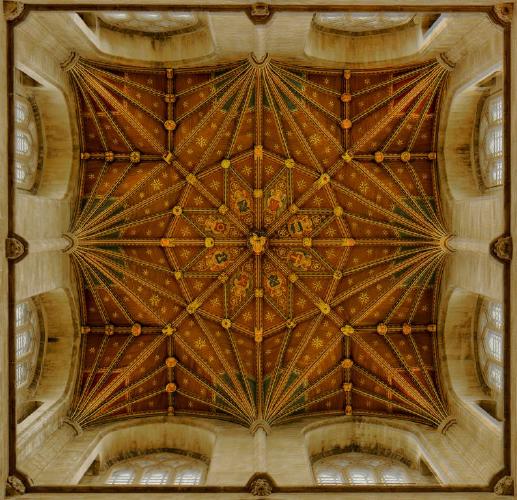 The crossing Peterborough Cathedral (%!s(<nil>)) - 