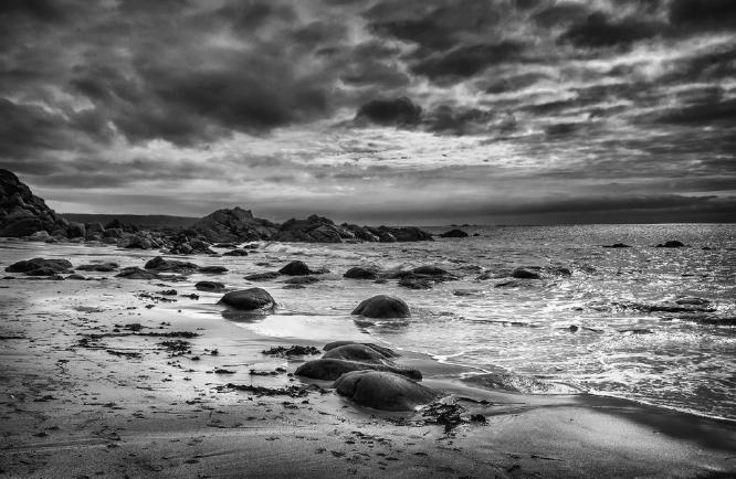 View from Cot Beach B&W (%!s(<nil>)) - 