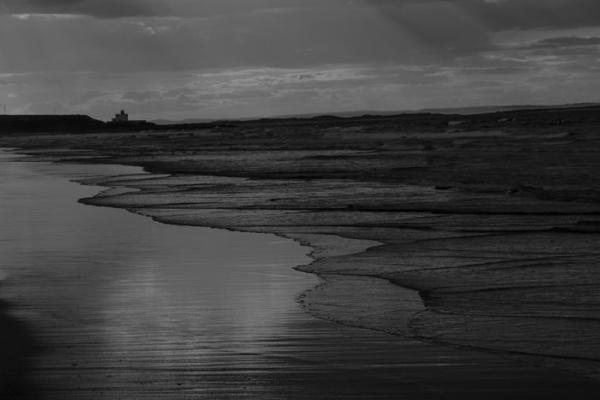 Evening Sunbeams at Bamburgh (%!s(<nil>)) - 